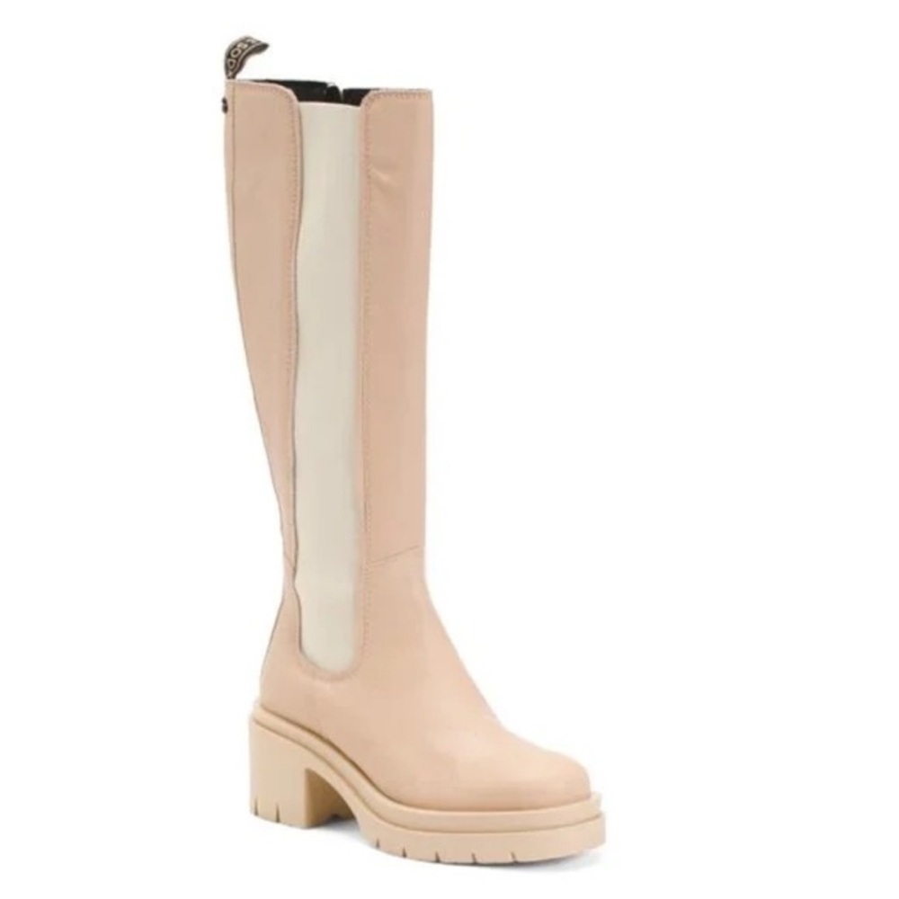 New! Scotch & Soda Bettie Two Tone Lug Boots